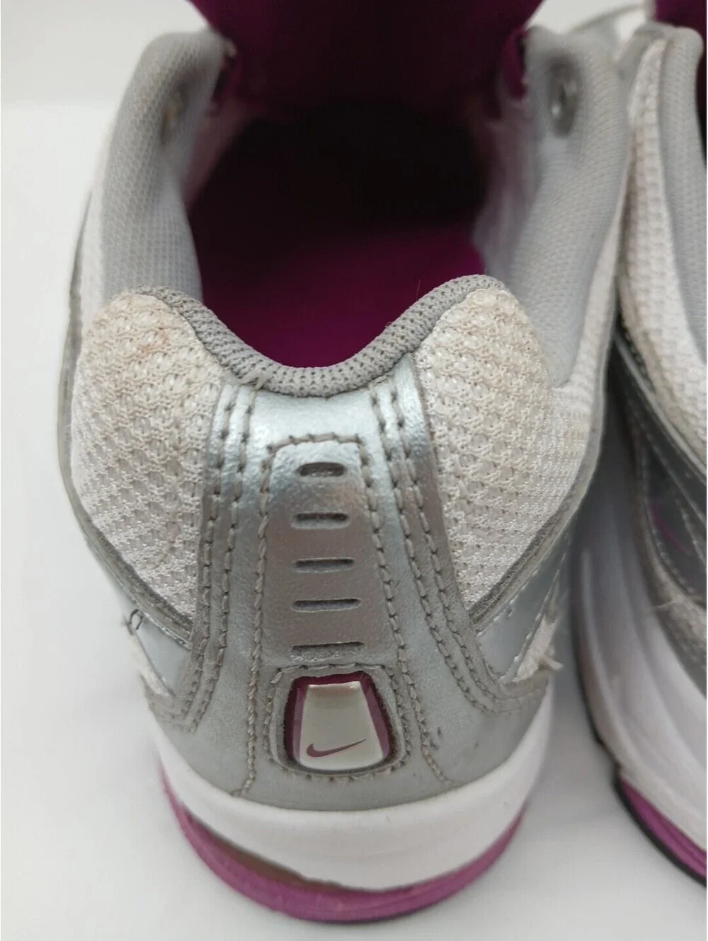 NIKE Air N'sight III BRS 1000 Shoes Womens 9.5 White Low Top Sneakers 318183-101